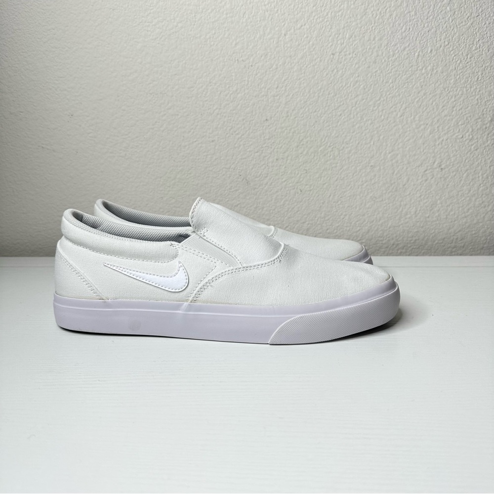 Nike Sb Charge white Slip on